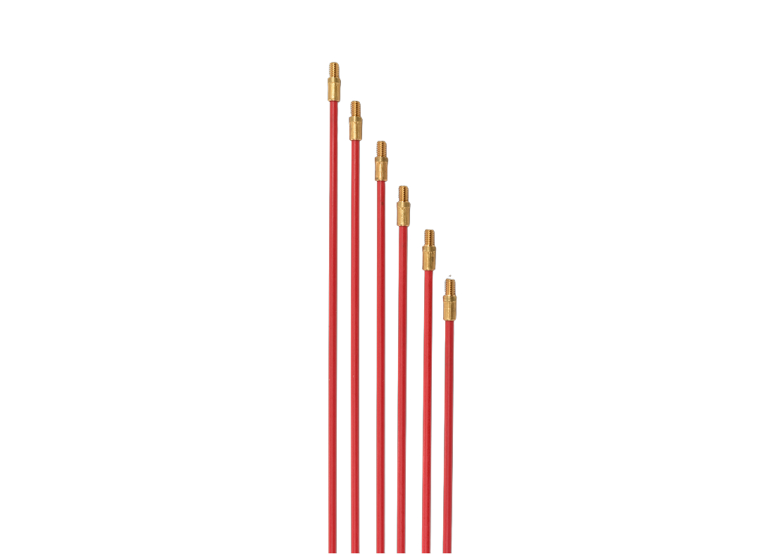 art.nr. 36000 glasfiber kabeltrek staven standaard set 6x1m 1